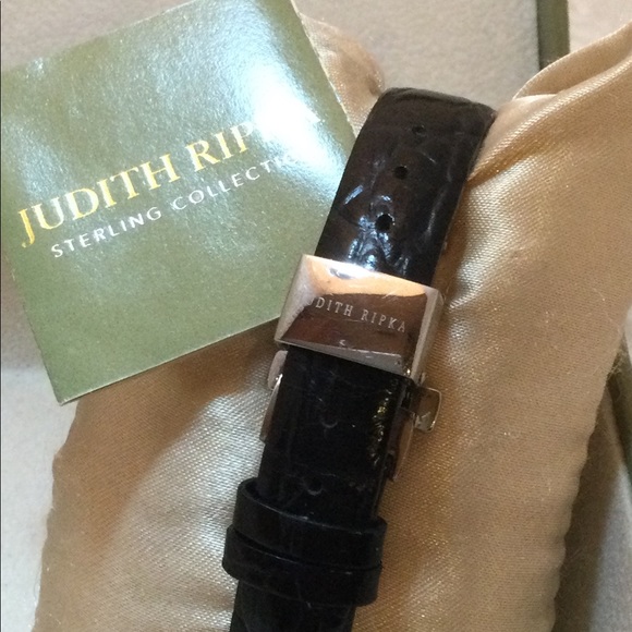 Judith Ripka Sterling and MOP Double Heart Watch - Picture 4 of 11